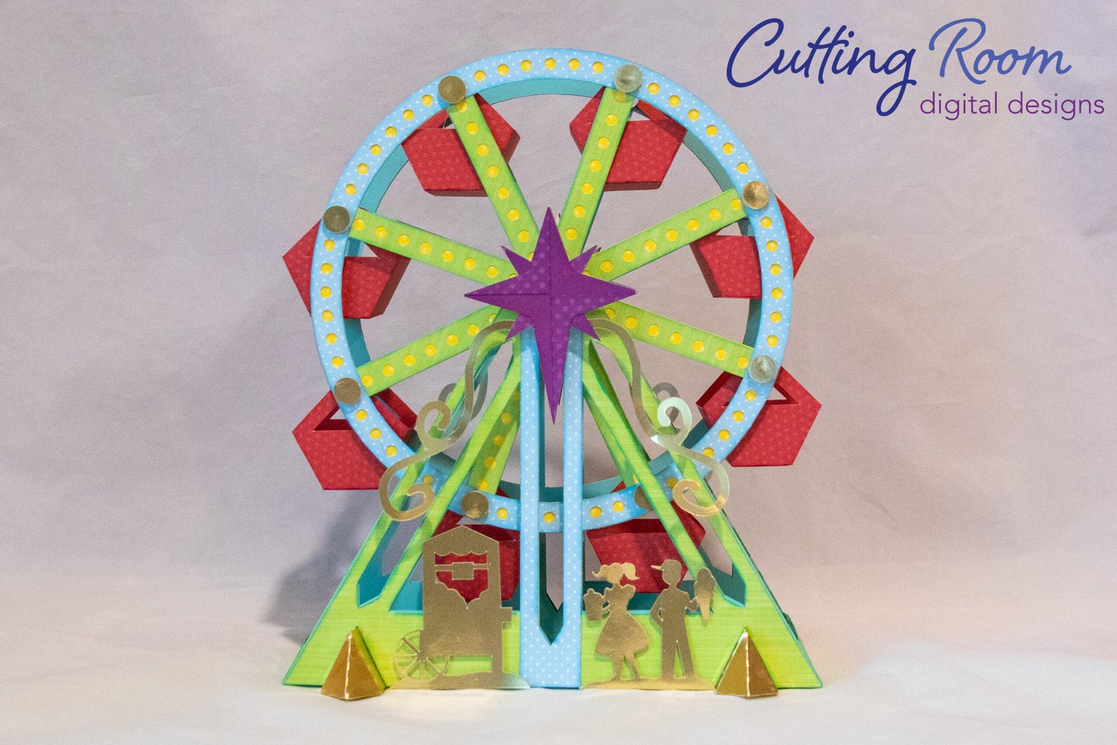 Let’s Go For A Ride On The Ferris Wheel! How to Make Our 3D SVG Party Decor