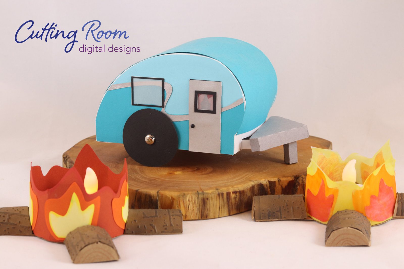 Hittin’ The Road – RV Trailer Gift Card Holder and Campfire Tealight Assembly Tutorial