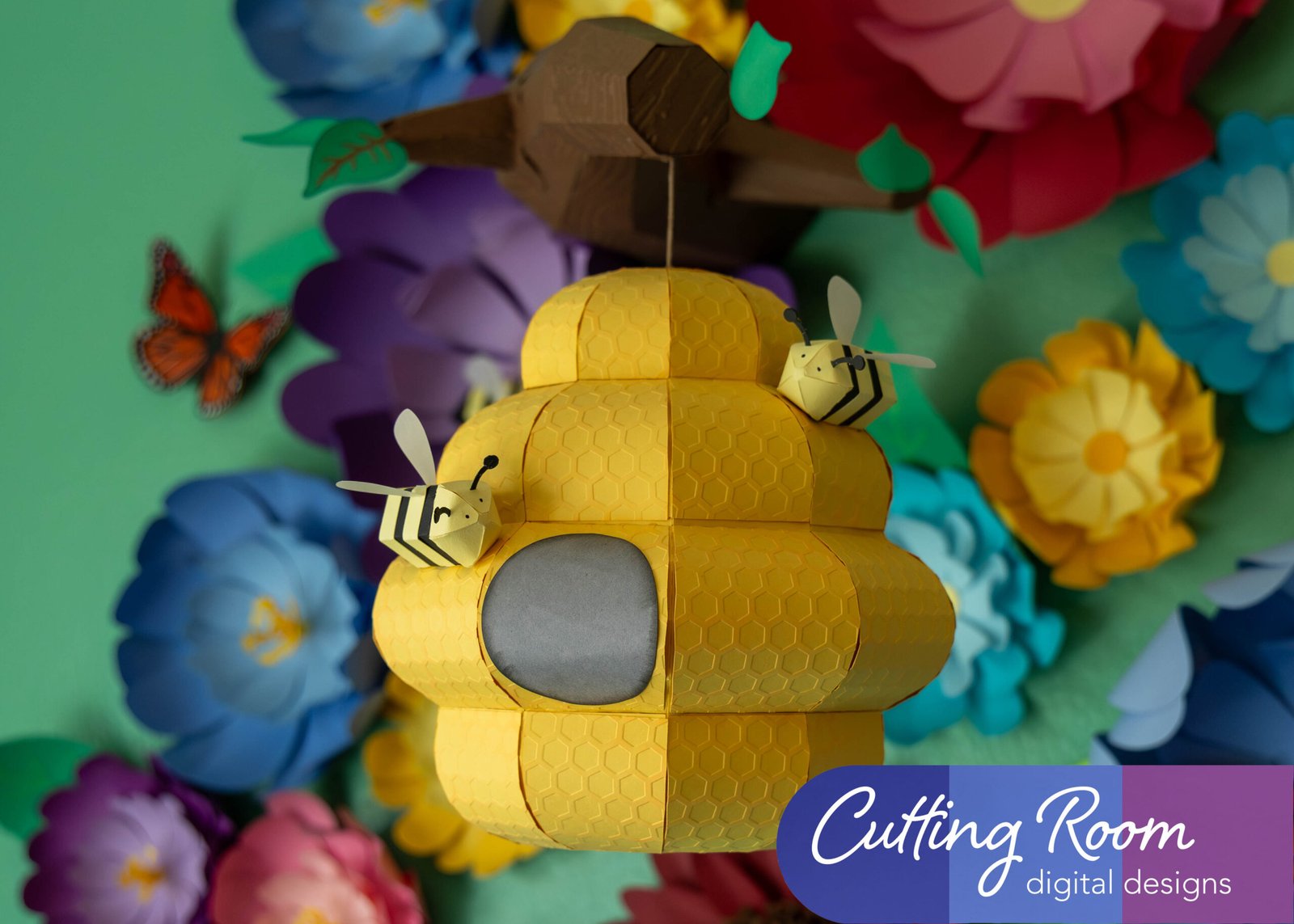 Let’s Be A Busy Bee and Make Our Bee Hive Wall Decoration!