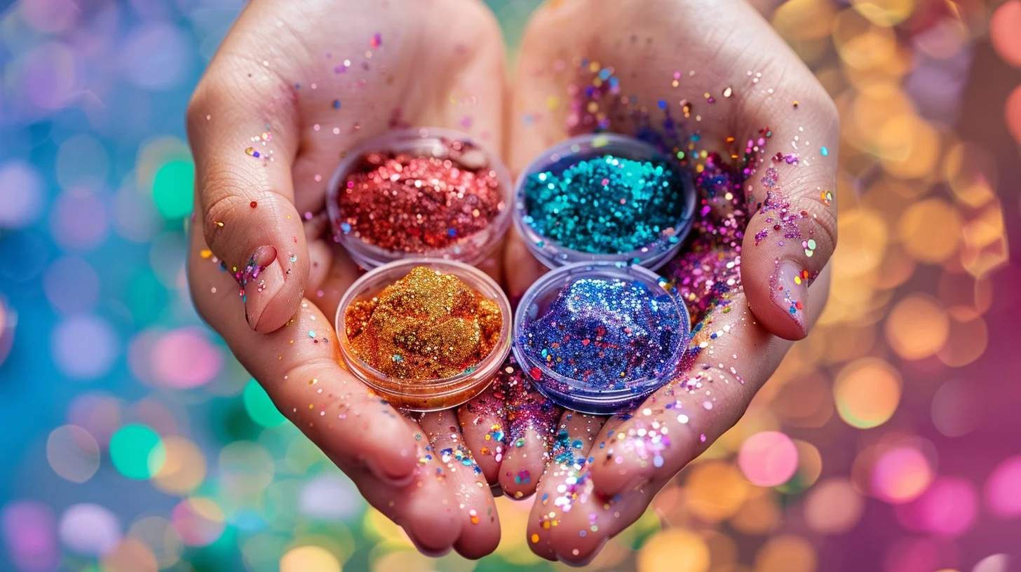 Tips for Controlling Glitter Mess in Paper Projects