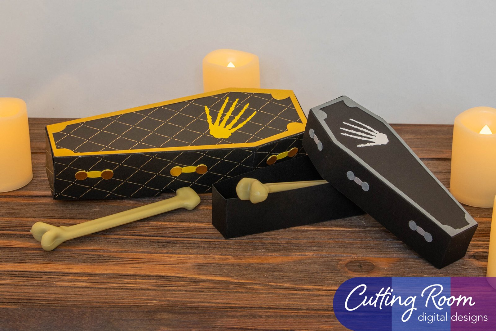 Let’s Get Spooky and Make Our Halloween Coffin Candy Box