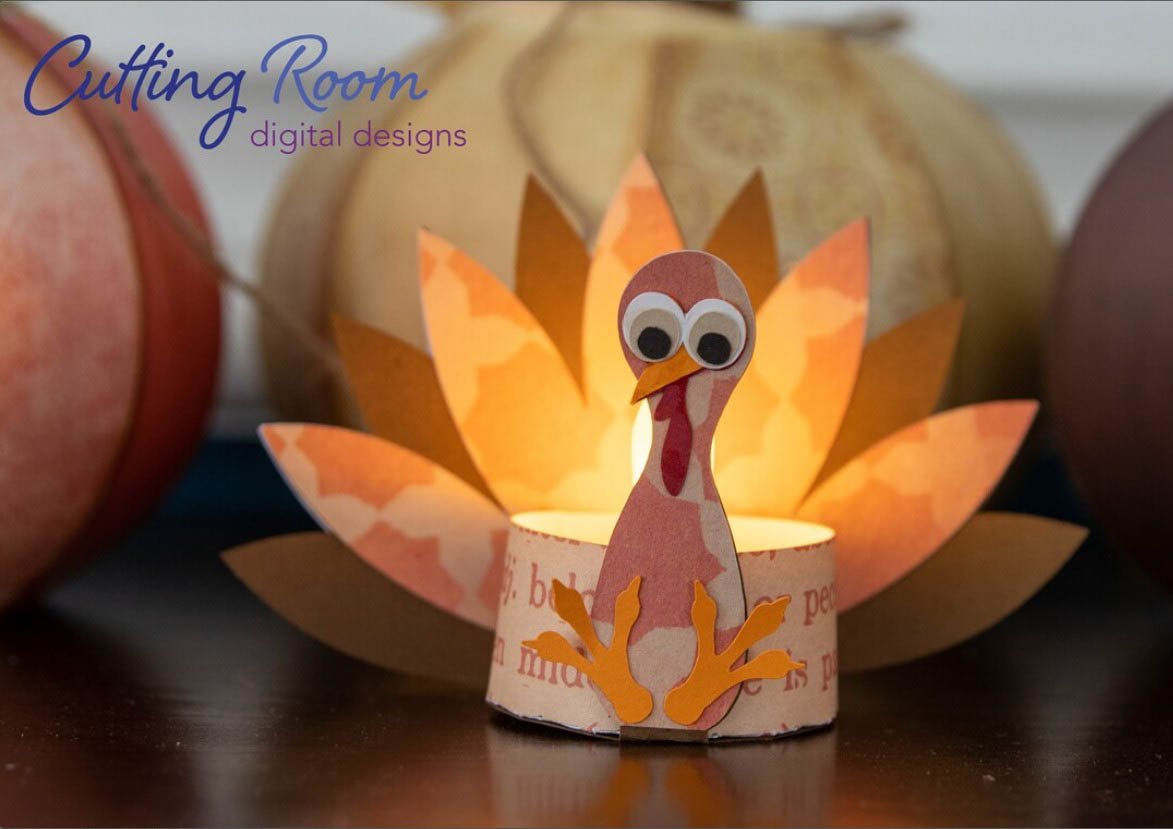 Gobbling Our Way Into Making This Cute Tealight Holder